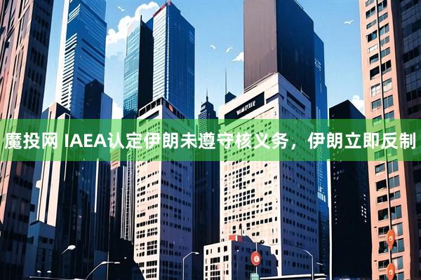 魔投网 IAEA认定伊朗未遵守核义务，伊朗立即反制