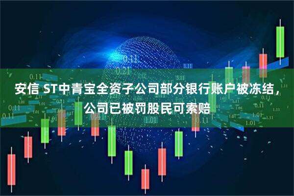 安信 ST中青宝全资子公司部分银行账户被冻结，公司已被罚股民可索赔