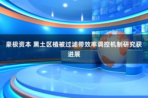 豪极资本 黑土区植被过滤带效率调控机制研究获进展