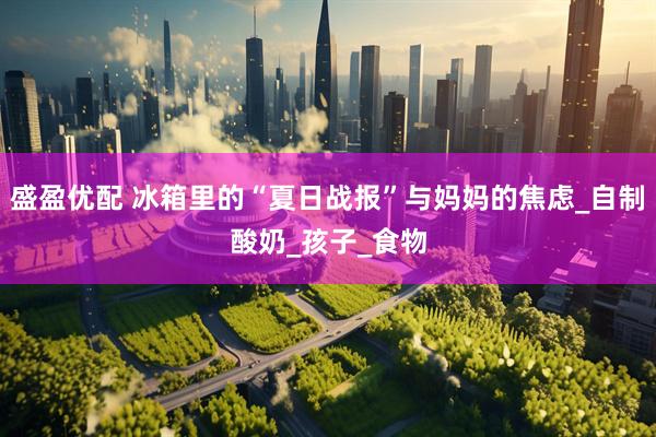 盛盈优配 冰箱里的“夏日战报”与妈妈的焦虑_自制酸奶_孩子_食物