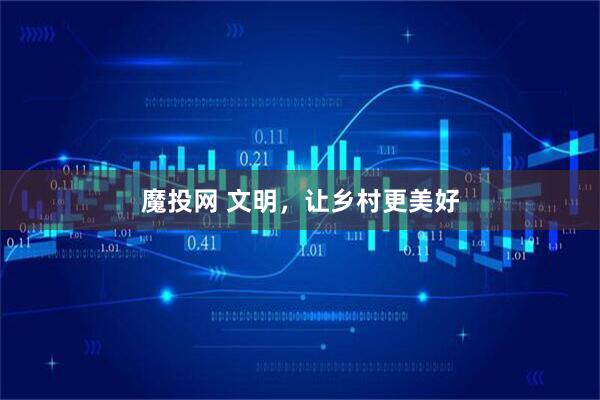 魔投网 文明，让乡村更美好